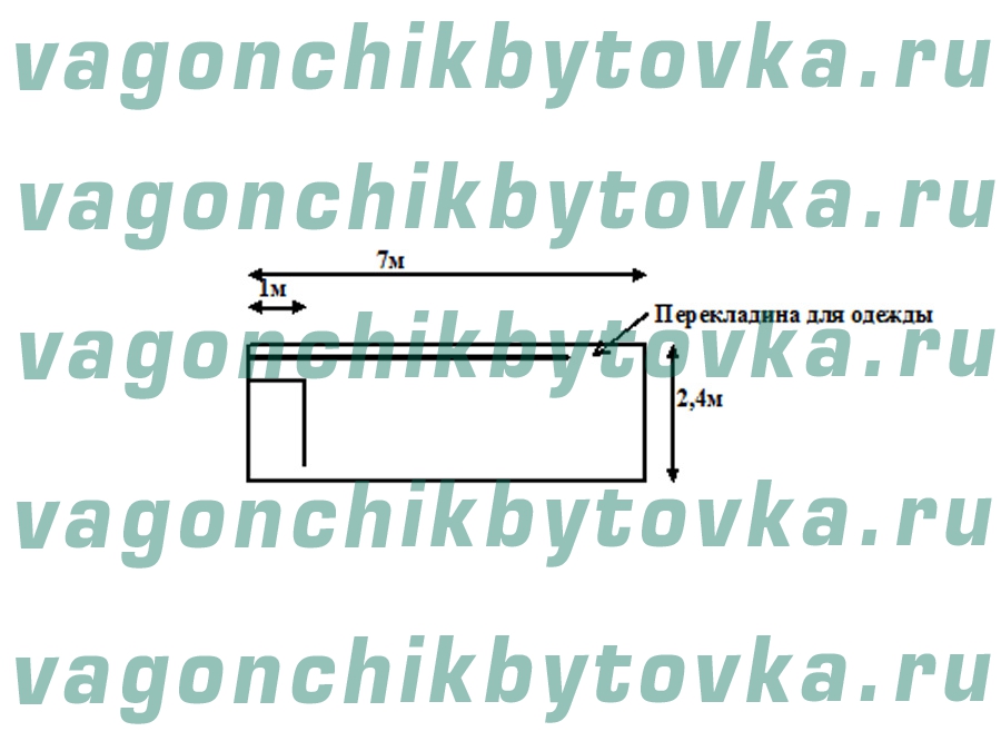 Сушилка из металлического вагончика 7м